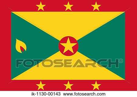 Stock Image - Grenada National Flag. Fotosearch
