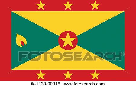 Grenada National Flag View Large Photo Image Stock Photograph - Grenada National Flag. Fotosearch
