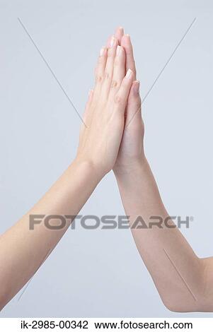 Hands Meeting Together in Studio View Large Photo Image Stock Image - Hands Meeting Together in Studio. Fotosearch