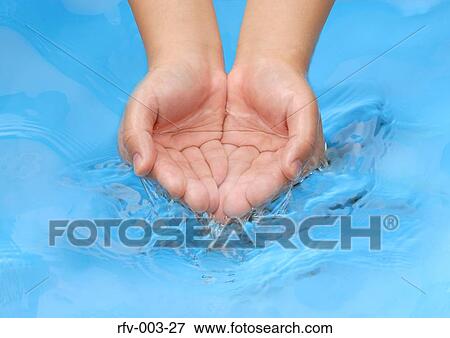 Hands with Water View Large Photo Image Stock Photo - Hands with Water. Fotosearch