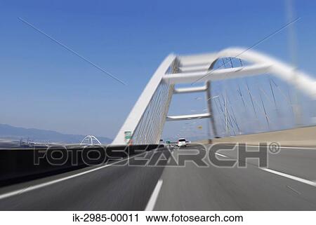 Stock Image - Hanshin Expressway in Osaka Prefecture, Japan. Fotosearch