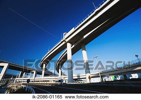 Stock Photography - Highway in Yokohama, Japan. Fotosearch