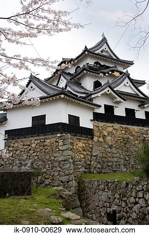 Hikone-Shi Castle at Shig Prefecture in Japan View Large Photo Image Stock Photo - Hikone-Shi Castle at Shig Prefecture in Japan. Fotosearch
