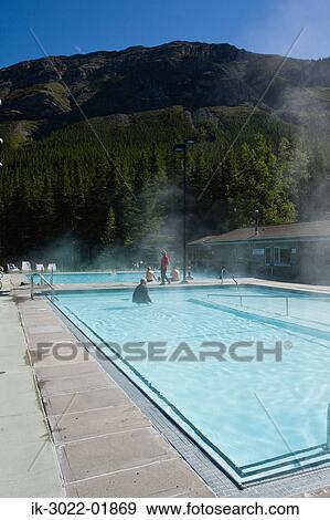 Hot Spring at Rockies, Alberta, Canada View Large Photo Image Stock Photo - Hot Spring at Rockies, Alberta, Canada. Fotosearch