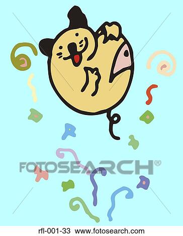 Stock Image - Inflated animal. Fotosearch