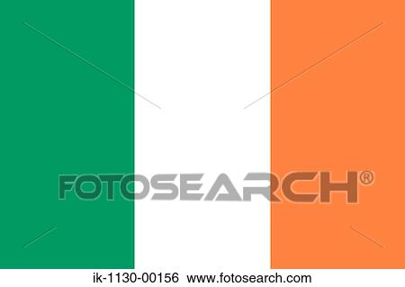 Ireland National Flag View Large Photo Image Stock Photograph - Ireland National Flag. Fotosearch