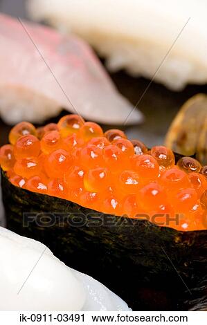 Stock Image - Japanese Cuisine Sushi. Fotosearch
