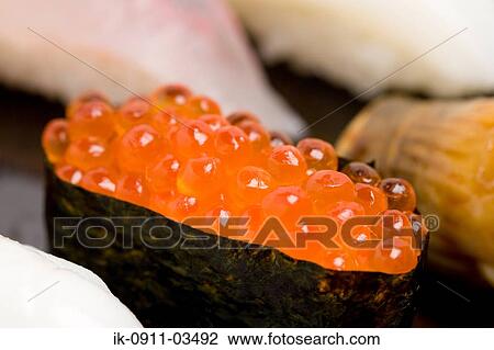 Stock Image - Japanese Cuisine Sushi. Fotosearch