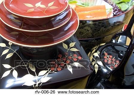 Stock Photograph - Japanese Dinnerware. Fotosearch