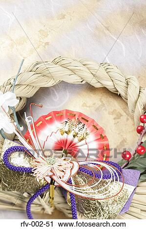 Japanese New Year's Wreath View Large Photo Image Stock Image - Japanese New Year's Wreath. Fotosearch