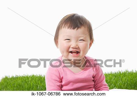 Japanese smiling baby boy View Large Photo Image Stock Photograph - Japanese smiling baby boy. Fotosearch