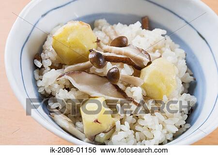 Japanese-Style Food in Bowl View Large Photo Image Stock Photograph - Japanese-Style Food in Bowl. Fotosearch