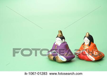 Japanese Traditional figurines View Large Photo Image Stock Image - Japanese Traditional figurines. Fotosearch