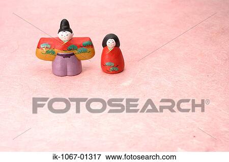 Japanese Traditional figurines View Large Photo Image Stock Photo - Japanese Traditional figurines. Fotosearch