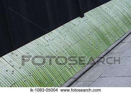 Japanese traditional green bamboo dog screen View Large Photo Image Picture - Japanese traditional green bamboo dog screen. Fotosearch
