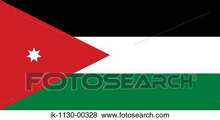 Stock Photo - Jordan National Flag. Fotosearch