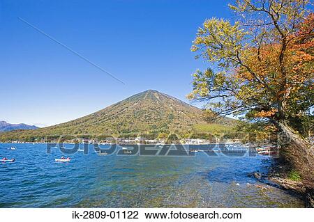 Lake Chuzenji and Nantai in Tochigi Prefecture, Japan View Large Photo Image Stock Image - Lake Chuzenji and Nantai in Tochigi Prefecture, Japan. Fotosearch