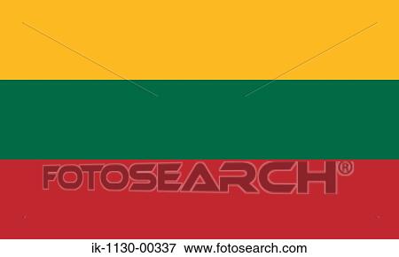 Lithuania National Flag View Large Photo Image Stock Photo - Lithuania National Flag. Fotosearch