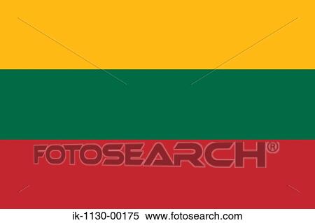 Lithuania National Flag View Large Photo Image Stock Photography - Lithuania National Flag. Fotosearch