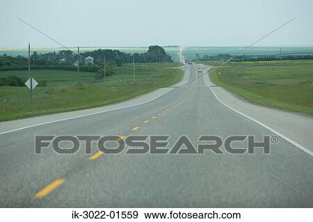 Lonely Road in Calgary, Canada View Large Photo Image Stock Photo - Lonely Road in Calgary, Canada. Fotosearch