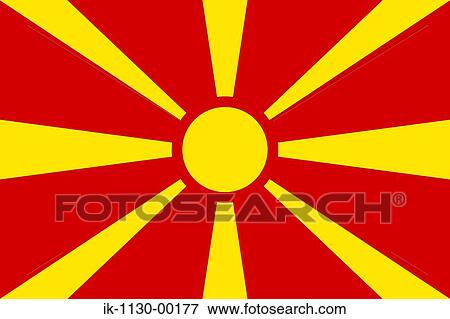 Stock Photo - Macedonia National Flag. Fotosearch