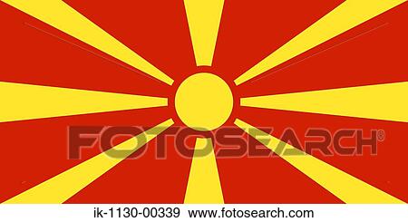 Macedonia National Flag View Large Photo Image Stock Photo - Macedonia National Flag. Fotosearch