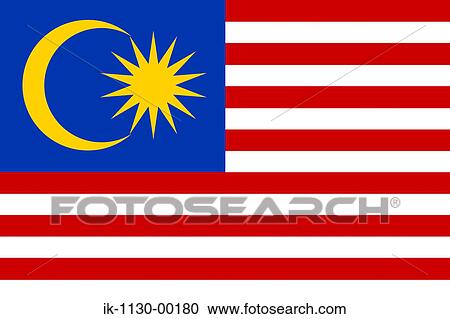 Stock Image - Malaysia National Flag. Fotosearch