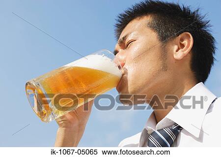 Man Drinking Beer View Large Photo Image Stock Photography - Man Drinking Beer. Fotosearch