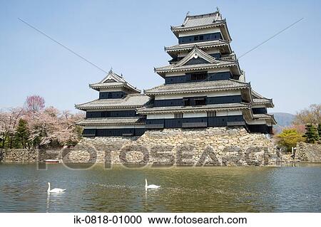 Matsumoto Castle in Nagano Prefecture, Japan View Large Photo Image Stock Image - Matsumoto Castle in Nagano Prefecture, Japan. Fotosearch
