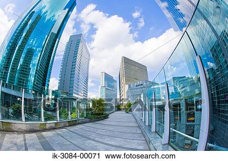 Stock Image - Modern architectural buildings. Fotosearch