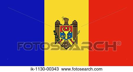 Stock Image - Moldova National Flag. Fotosearch