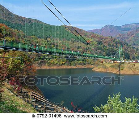 Momijitani Bridge at Tochigi Prefecture, Japan View Large Photo Image Stock Photograph - Momijitani Bridge at Tochigi Prefecture, Japan. Fotosearch