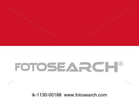 Monaco National Flag View Large Photo Image Stock Photo - Monaco National Flag. Fotosearch