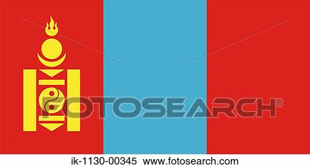Stock Photography - Mongolian National Flag. Fotosearch