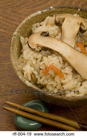 Mushroom Rice Dish View Large Photo Image Stock Photo - Mushroom Rice Dish. Fotosearch