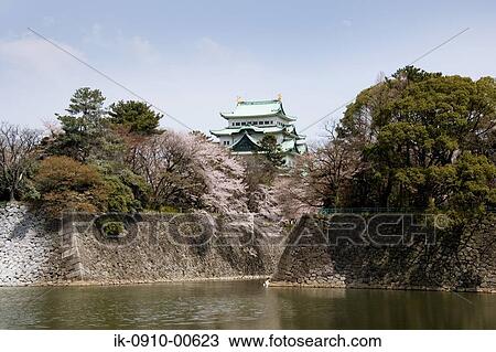 Nagoya Castle in Japan, Aichi Prefecture View Large Photo Image Stock Image - Nagoya Castle in Japan, Aichi Prefecture. Fotosearch