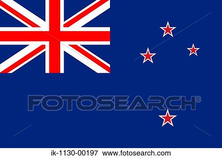 Stock Photo - New Zealand National Flag. Fotosearch