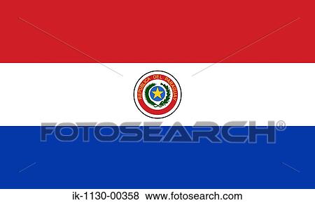 Stock Photo - Paraguay National Flag. Fotosearch