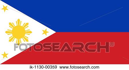 Philippines National Flag View Large Photo Image Stock Photo - Philippines National Flag. Fotosearch