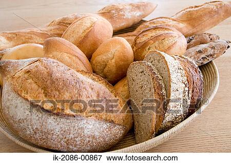 Pieces of Bread in Plate View Large Photo Image Stock Photo - Pieces of Bread in Plate. Fotosearch