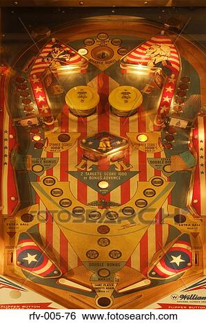 Pinball Machine View Large Photo Image Stock Photograph - Pinball Machine. Fotosearch