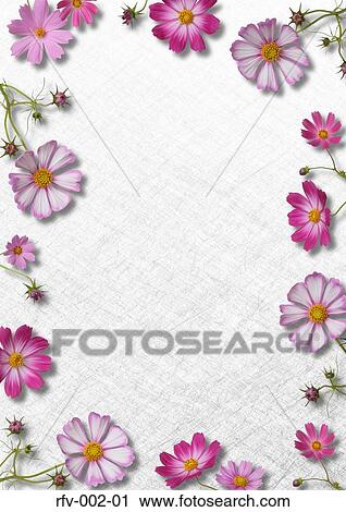 Pink Flower-Motif Paper View Large Photo Image Stock Image - Pink Flower-Motif Paper. Fotosearch