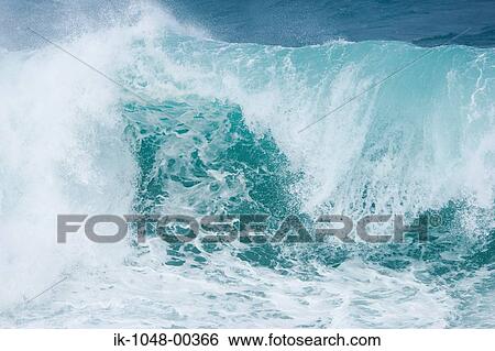 Powerful crashing waves of sea View Large Photo Image Stock Photograph - Powerful crashing waves of sea. Fotosearch