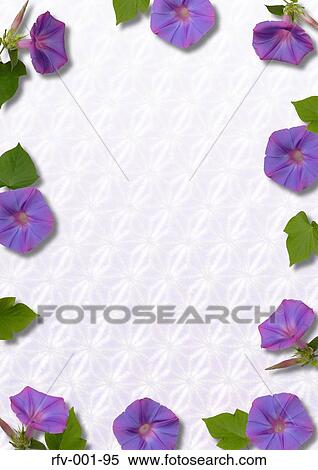 Purple Flower Motif Paper View Large Photo Image Stock Photography - Purple Flower Motif Paper. Fotosearch
