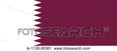 Qatar National Flag View Large Photo Image Stock Image - Qatar National Flag. Fotosearch