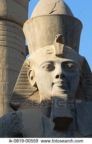 Ramesses Ii Colossus at Luxor Temple View Large Photo Image Stock Photo - Ramesses Ii Colossus at Luxor Temple. Fotosearch