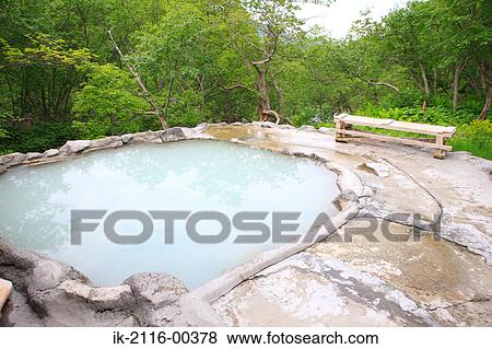 Rausu Hot Spring in Hokkaido Japan View Large Photo Image Stock Photo - Rausu Hot Spring in Hokkaido Japan. Fotosearch