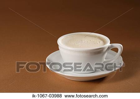 Ready Coffee w/ milk View Large Photo Image Stock Photo - Ready Coffee w/ milk. Fotosearch
