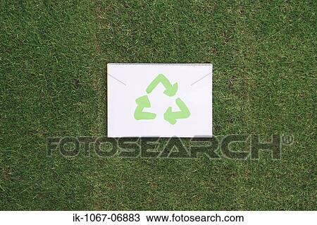 Recycling Symbol View Large Photo Image Stock Image - Recycling Symbol. Fotosearch