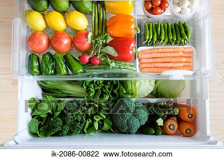 Refrigerator Filled with Fresh Vegetables View Large Photo Image Stock Image - Refrigerator Filled with Fresh Vegetables. Fotosearch